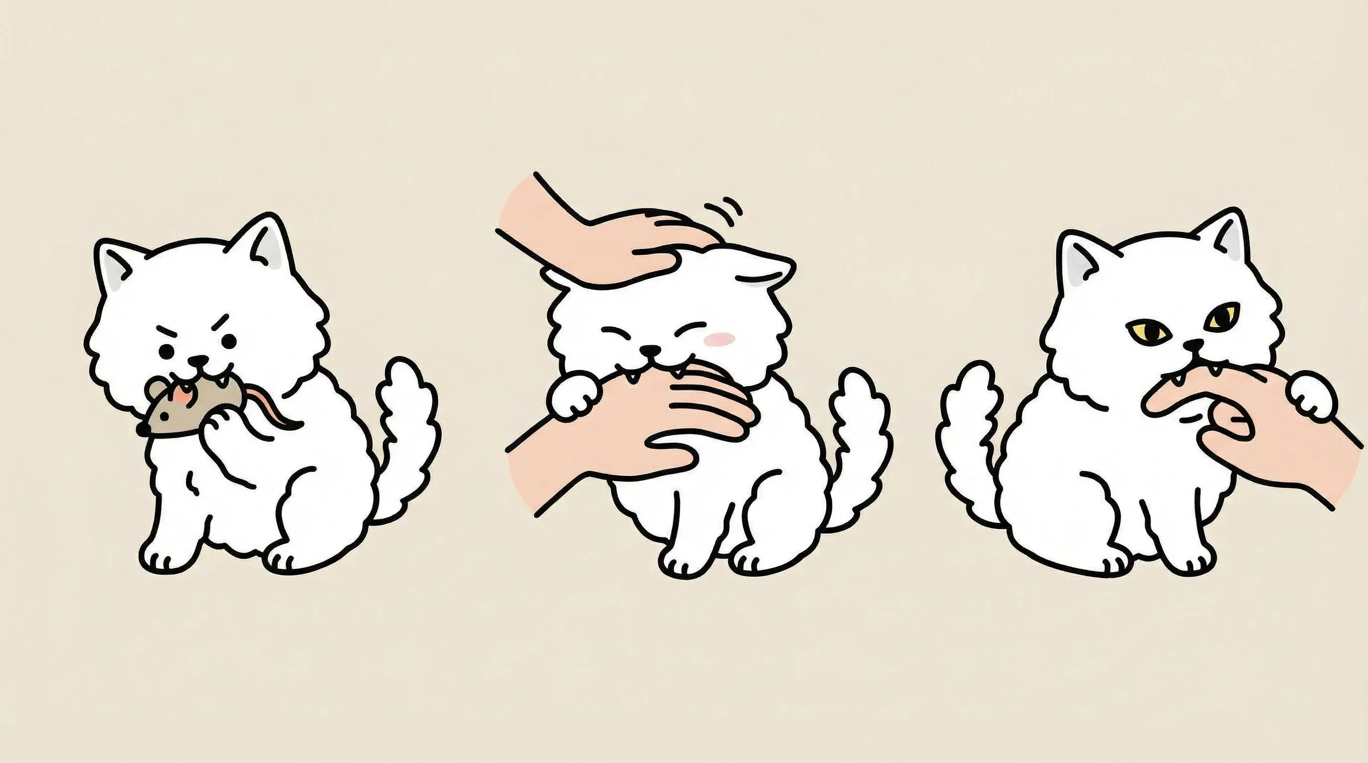 why does my cat bite me