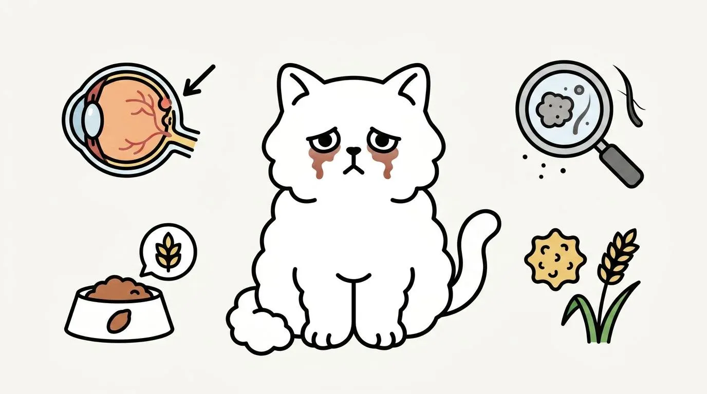 고양이 눈물 원인