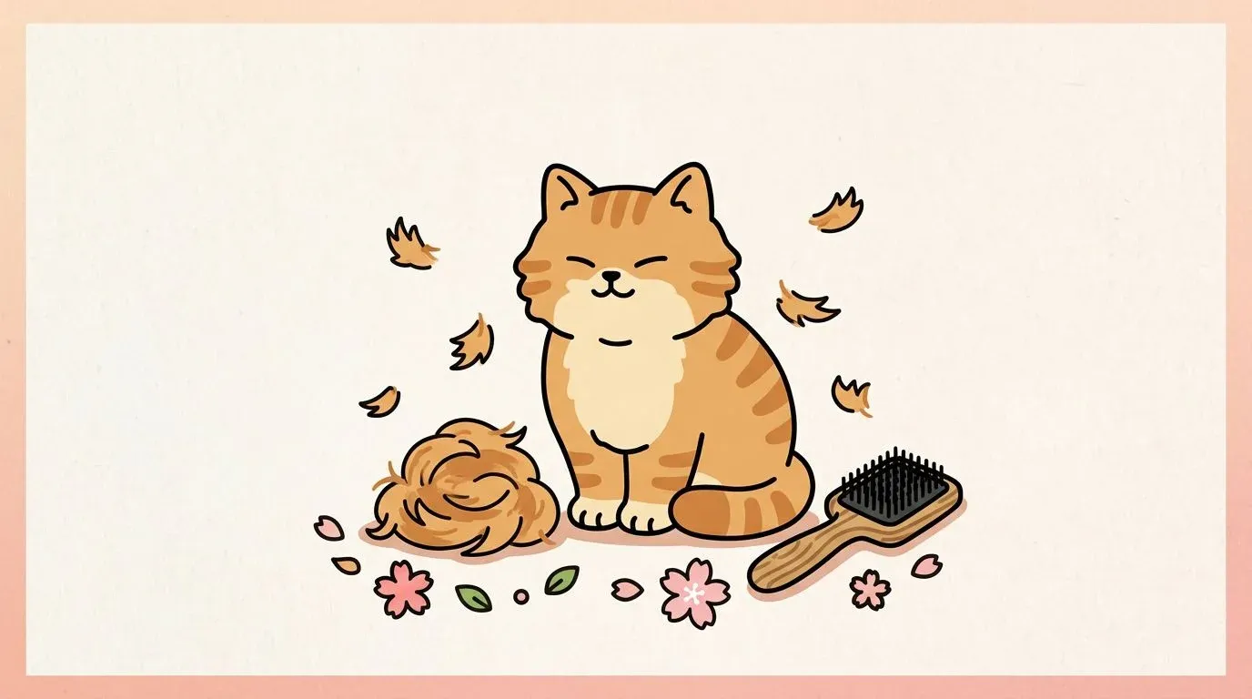 cat spring shedding
