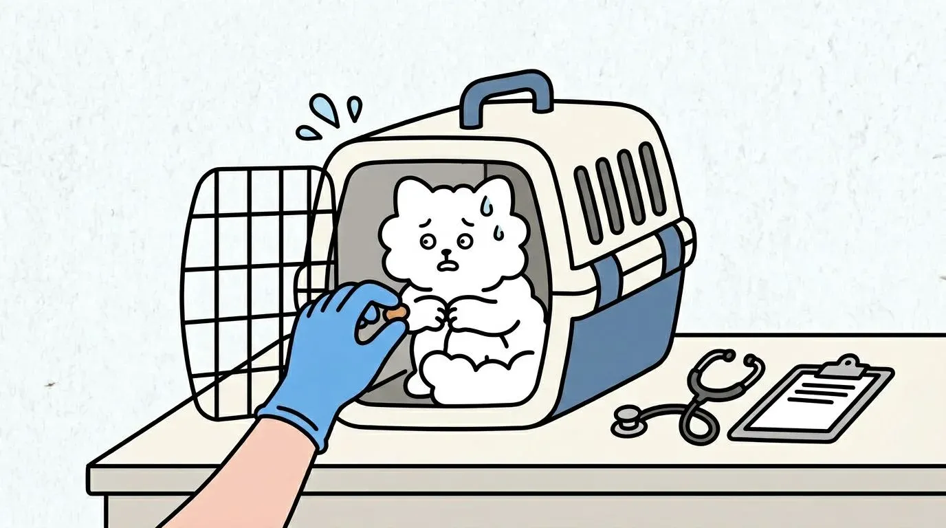 how to reduce cat stress at vet