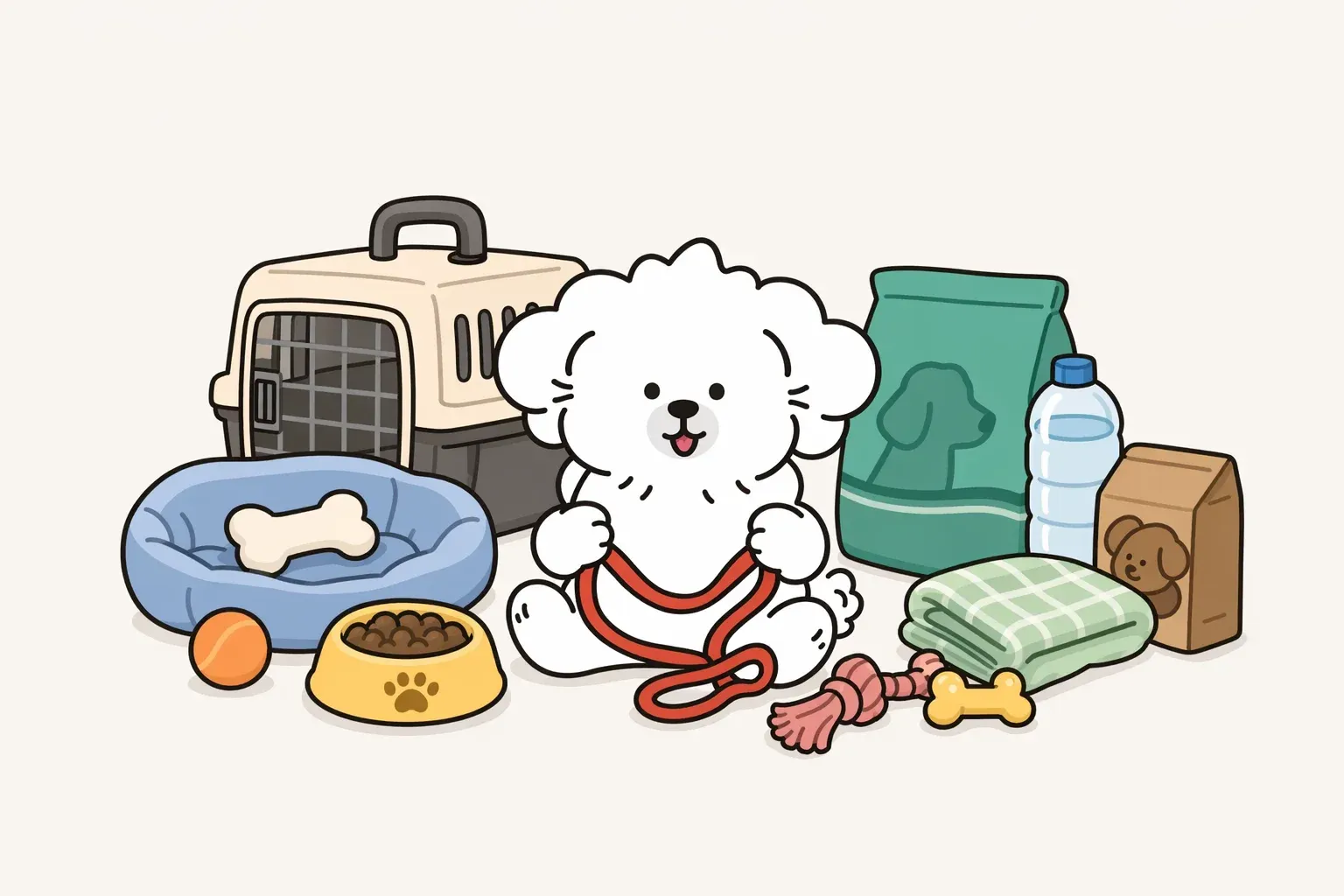 강아지 입양 준비