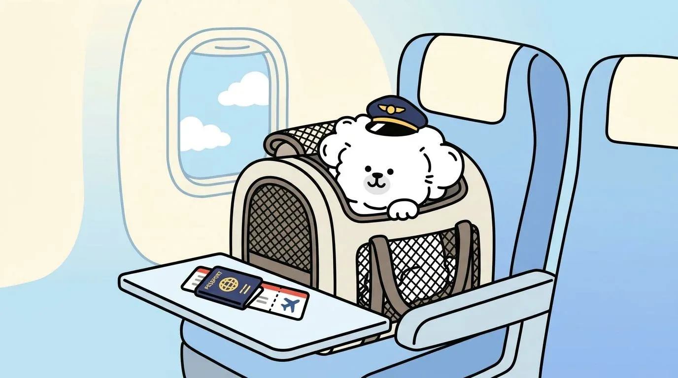 강아지 비행기 탑승