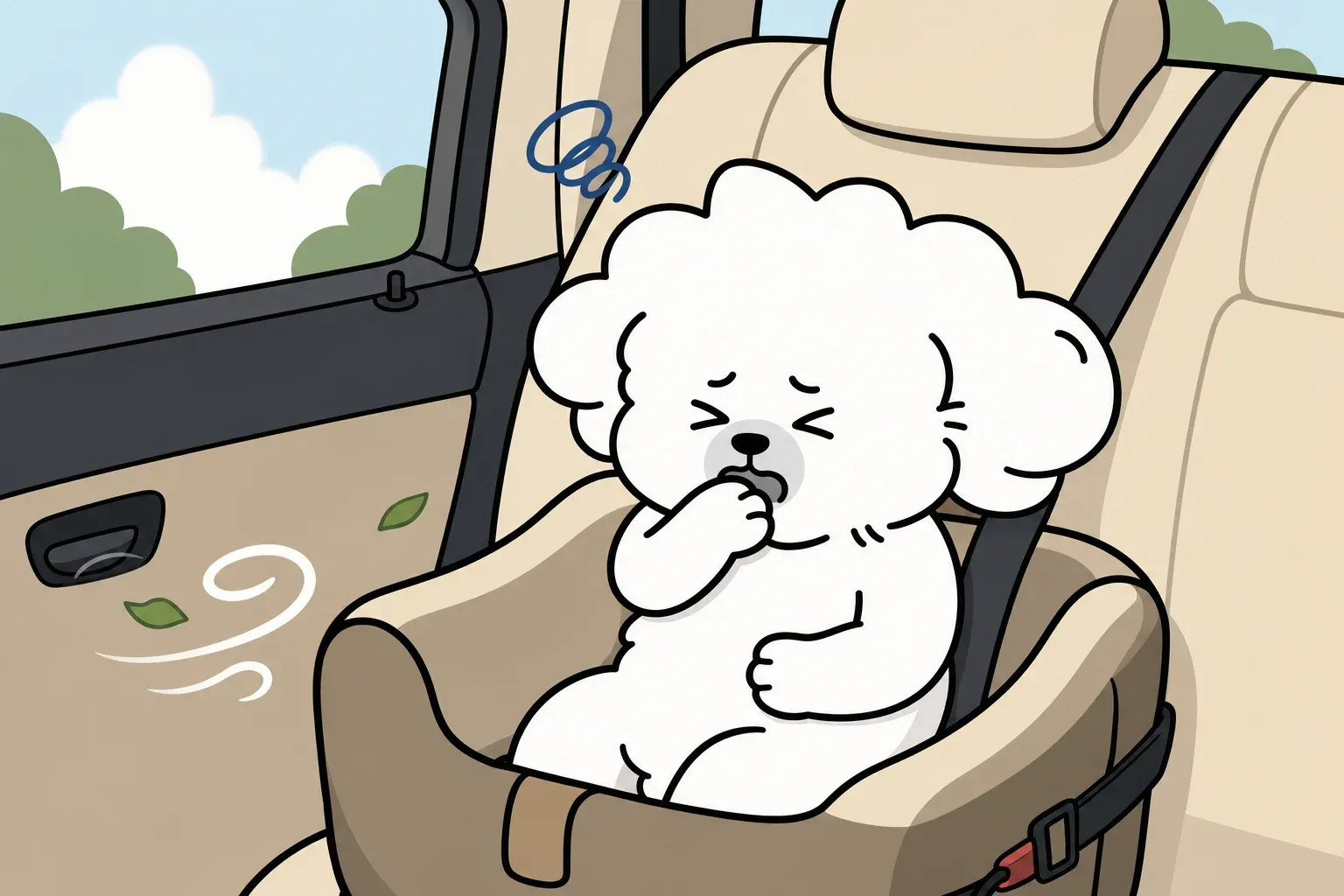 dog car sickness