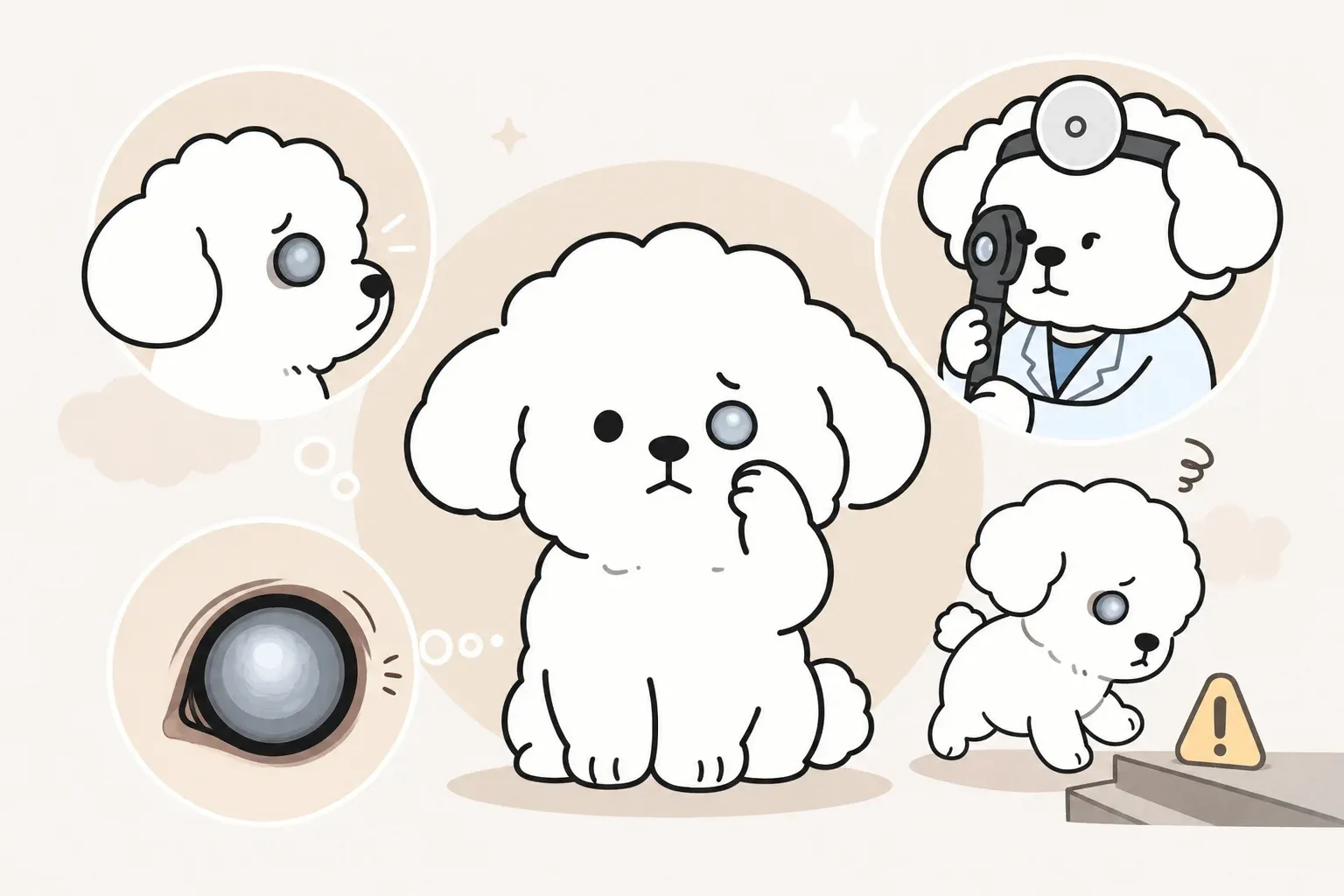 강아지 백내장 증상