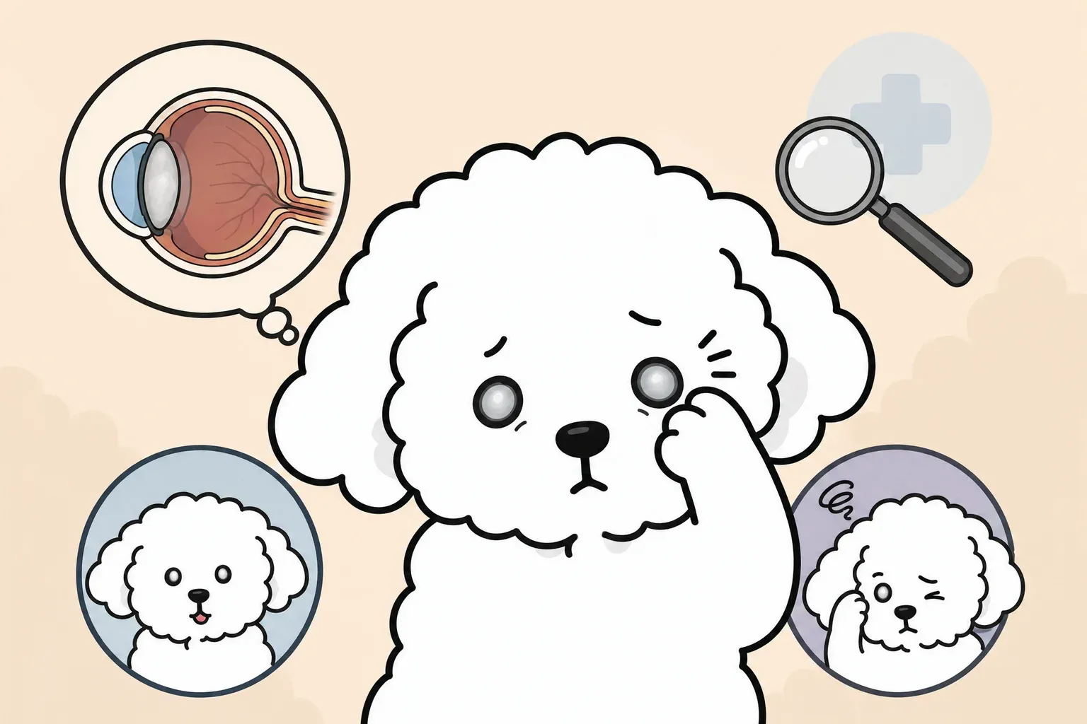 dog cataracts symptoms