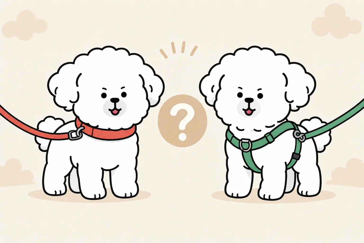 dog collar vs harness