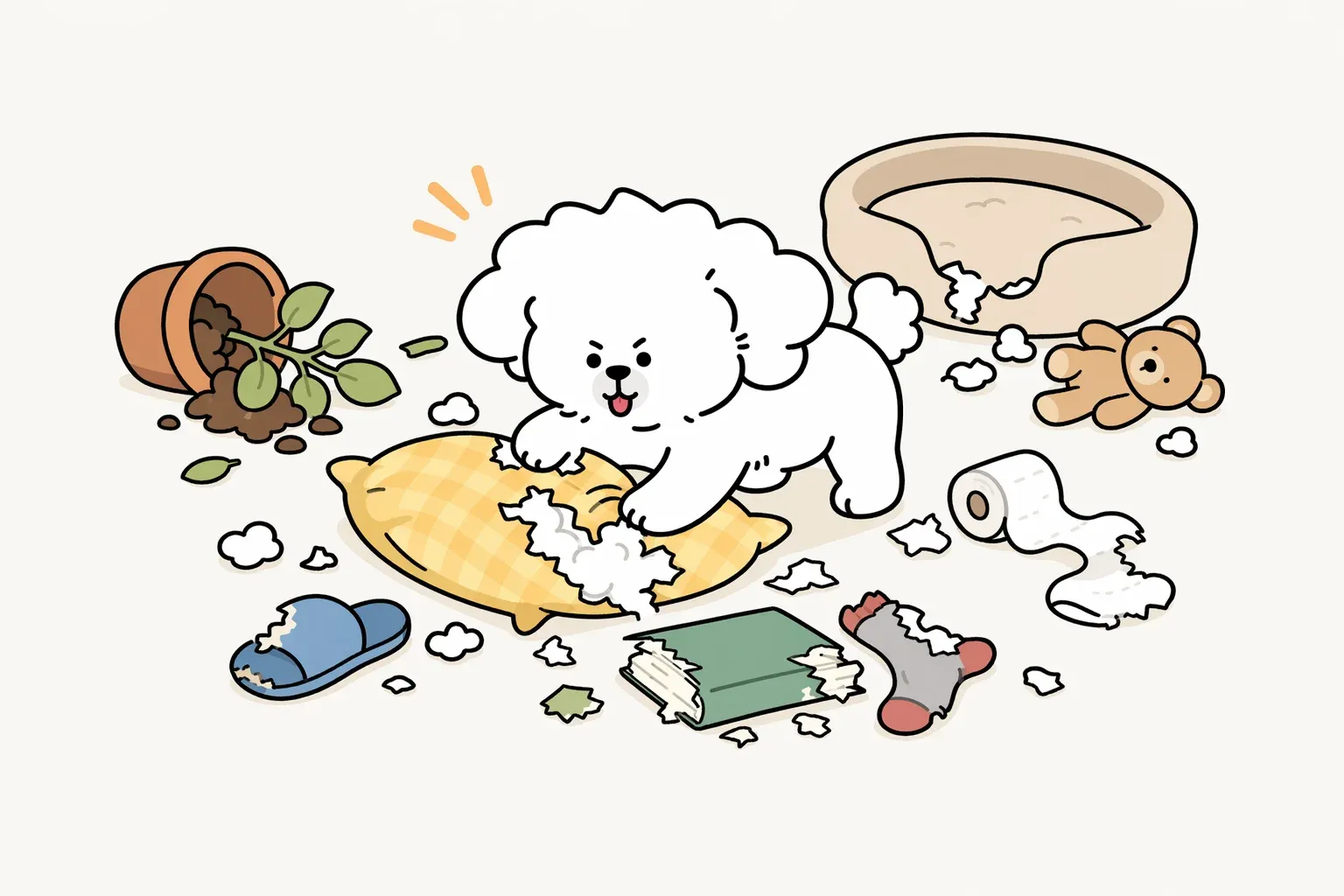 dog destructive chewing