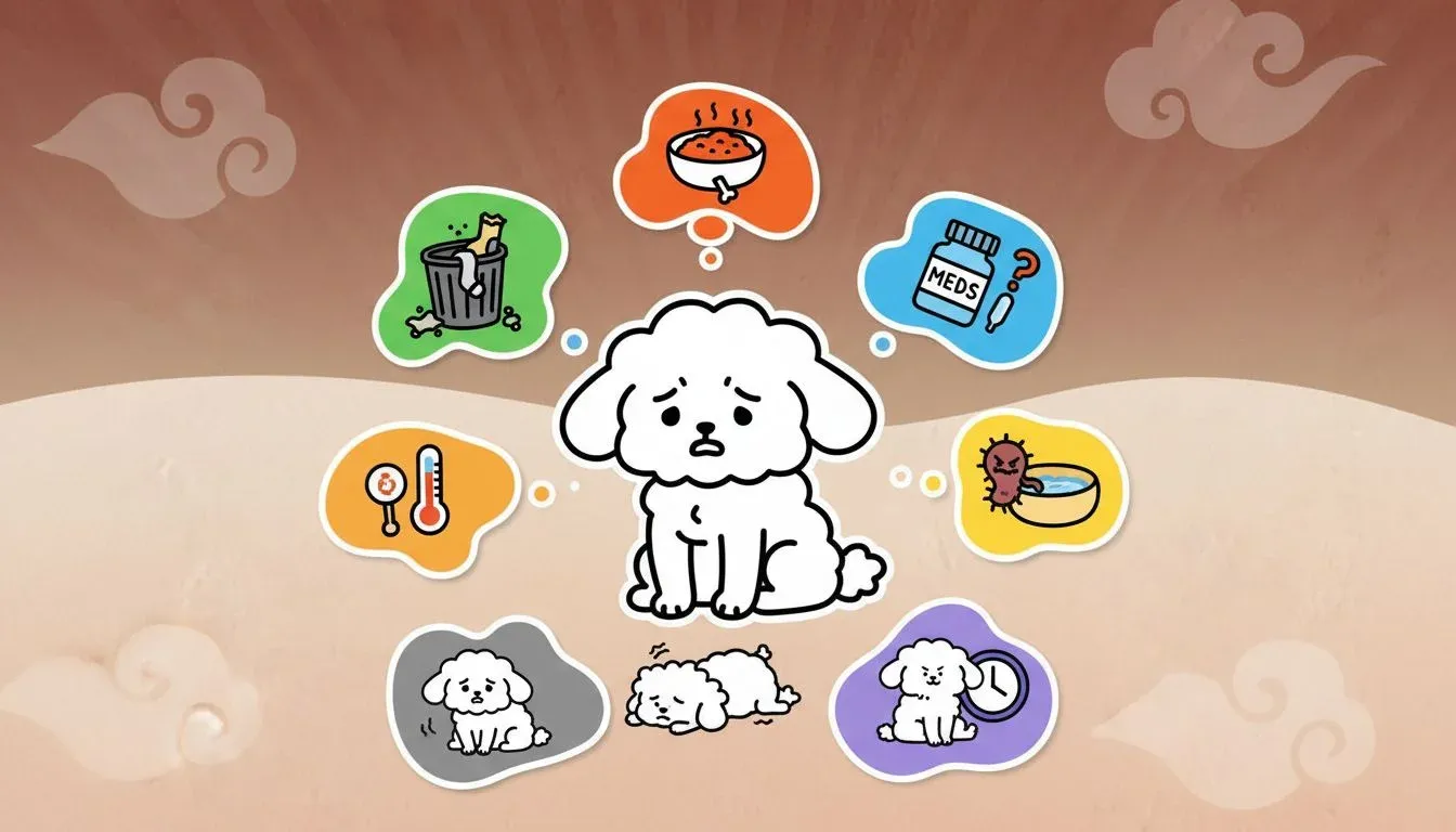 강아지 설사 원인