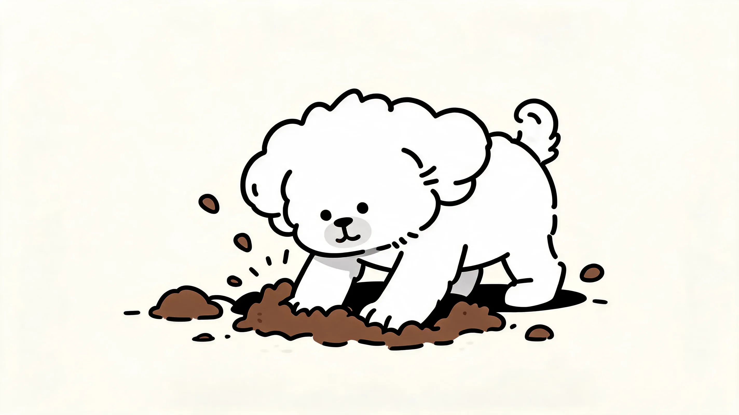 강아지 땅 파는 이유
