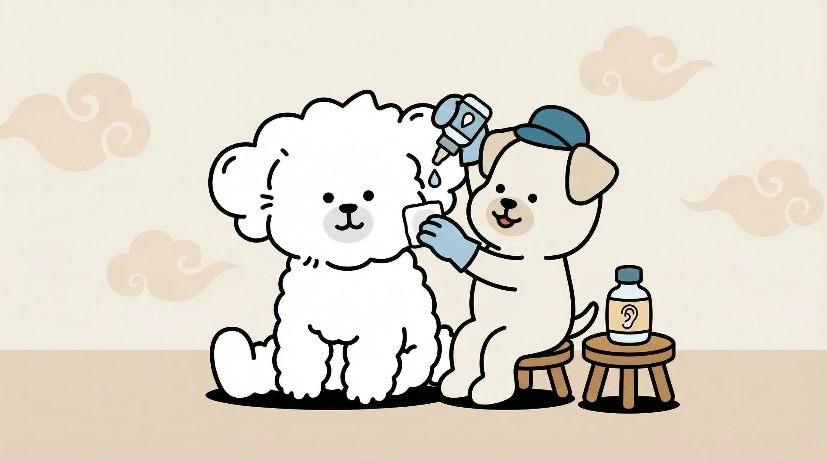 how to clean dog ears at home