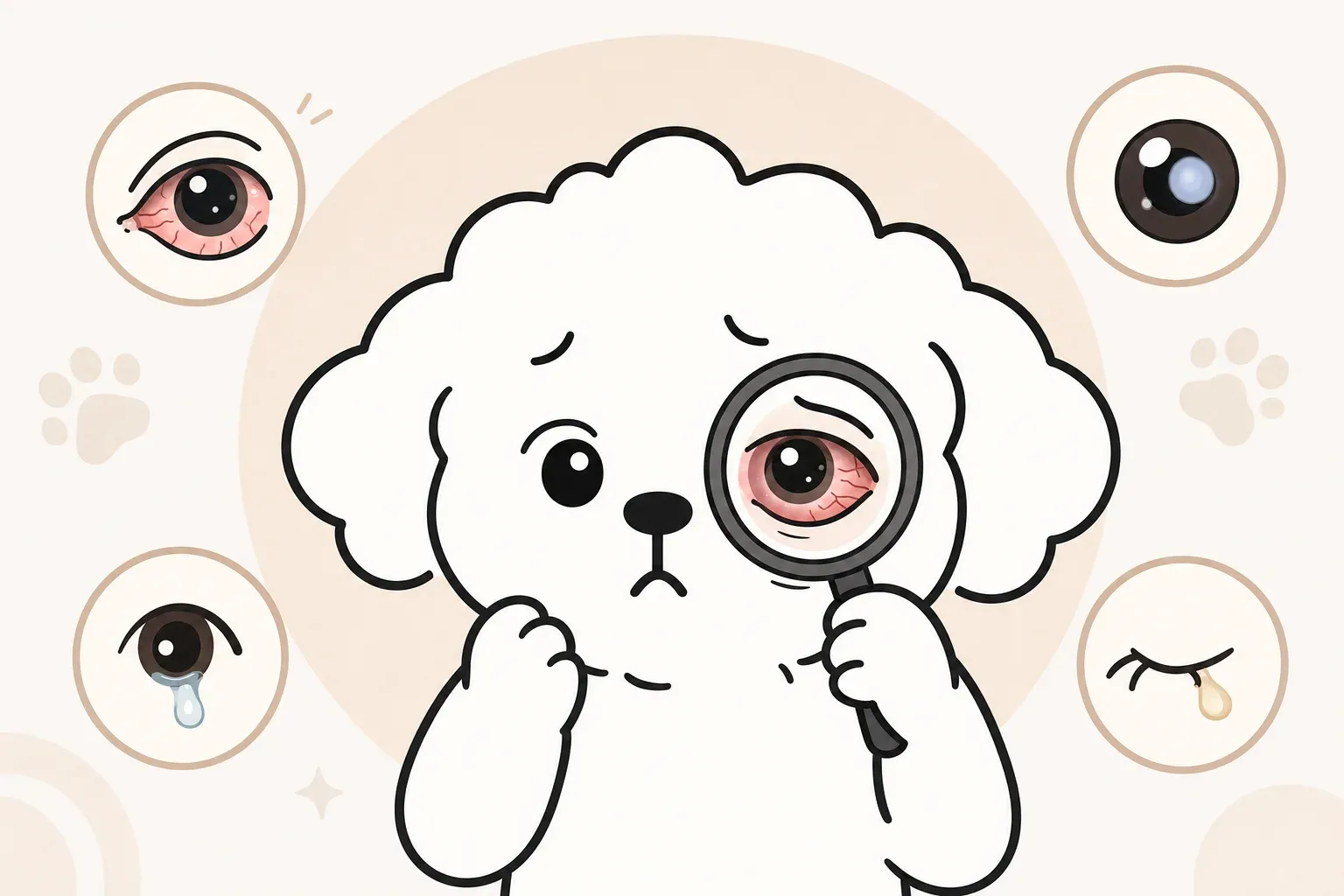 강아지 눈 질환 증상