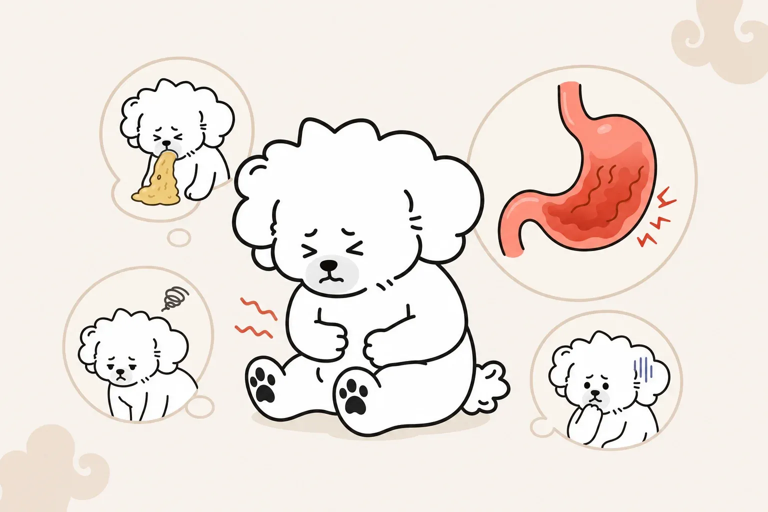 dog gastritis symptoms