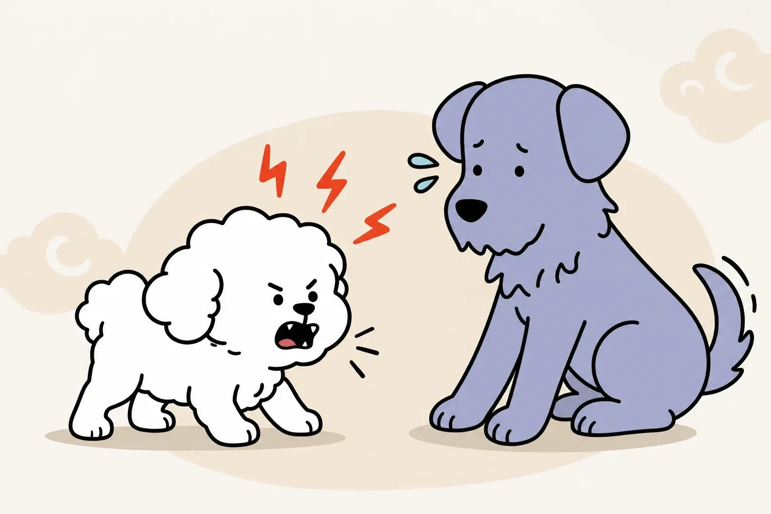 dog growling meaning
