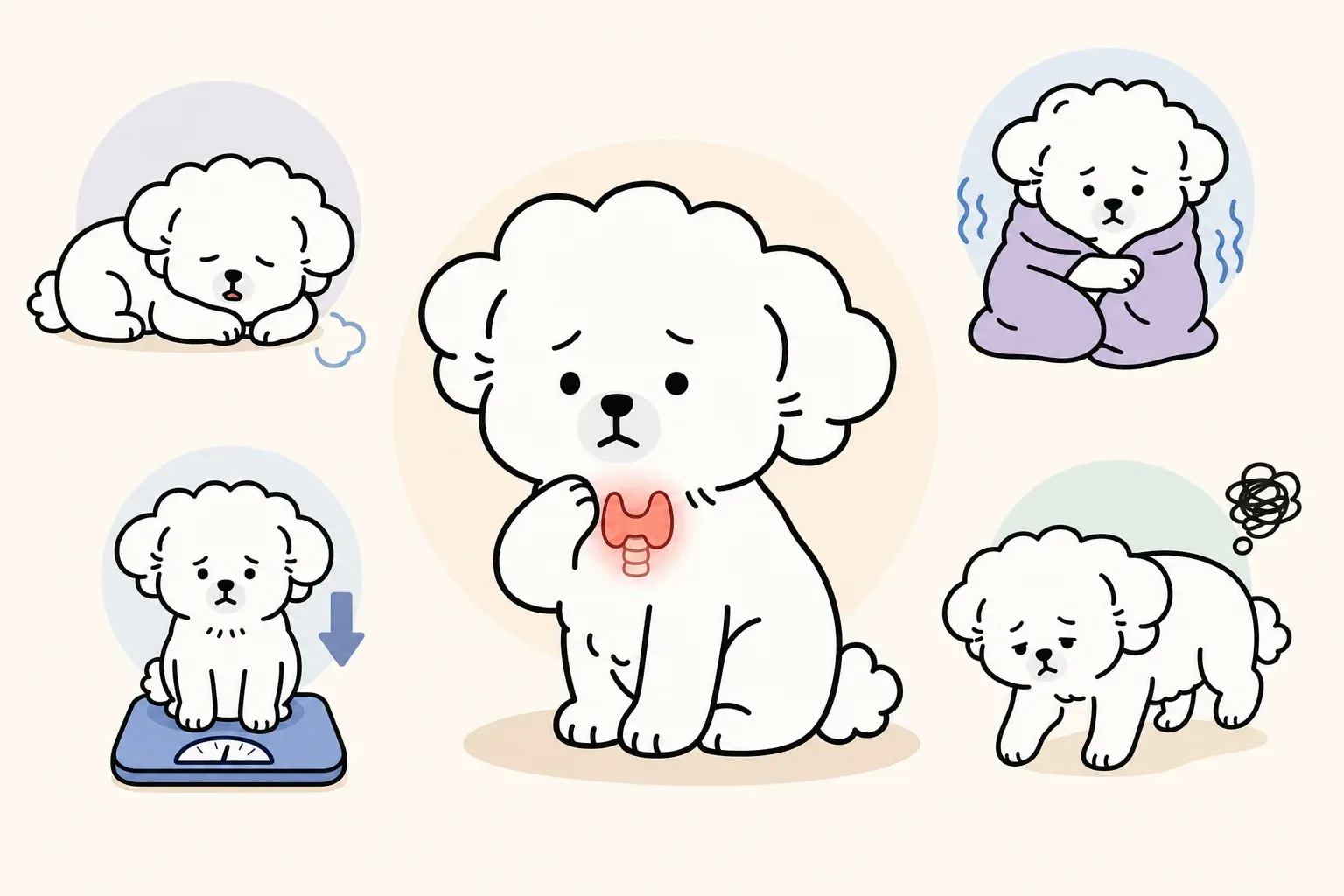 hypothyroidism in dogs symptoms