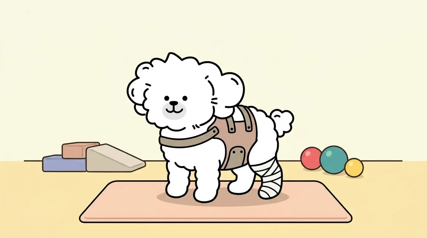 강아지 관절 수술 후 재활