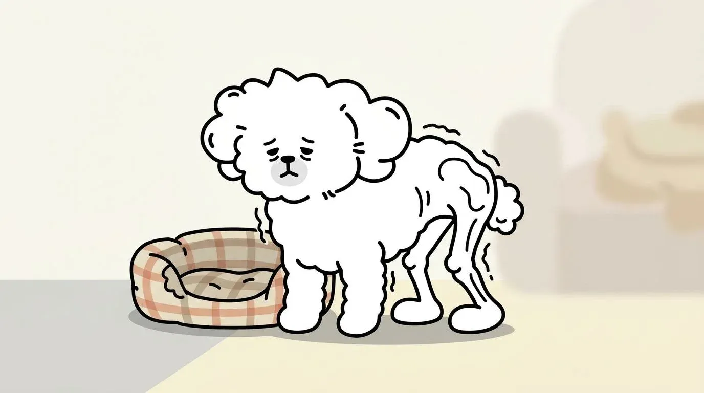 dog muscle atrophy hind legs