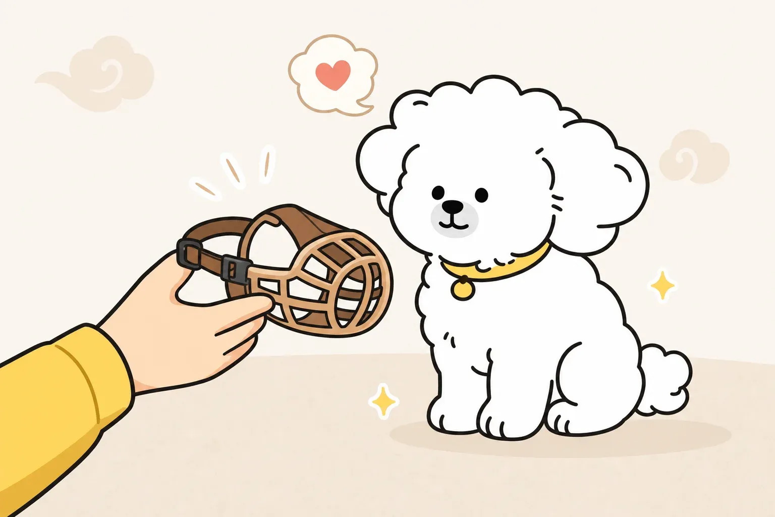 dog muzzle training