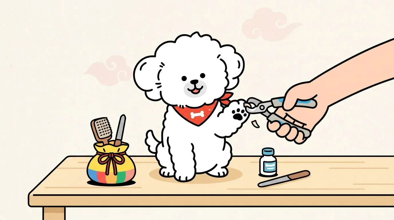 how to trim dog nails