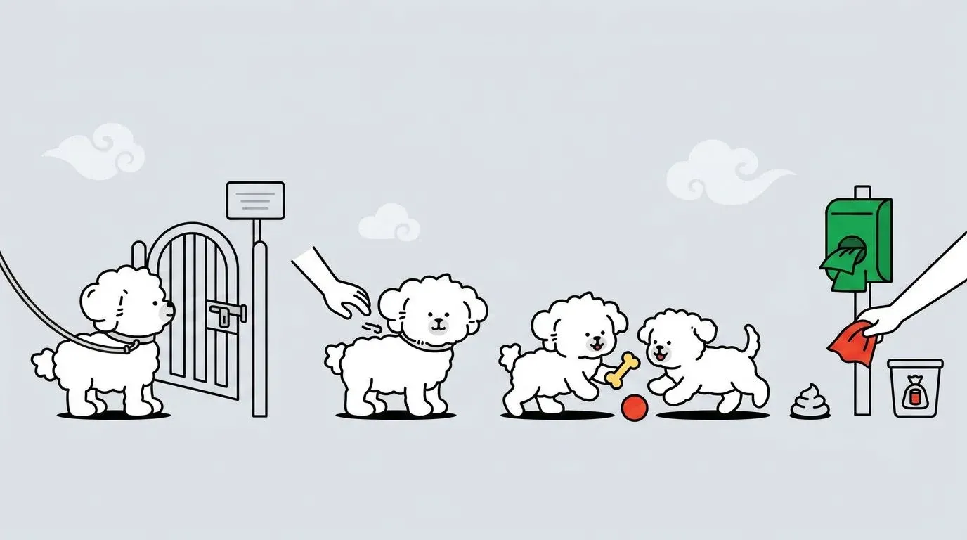 반려견 놀이터 이용 방법