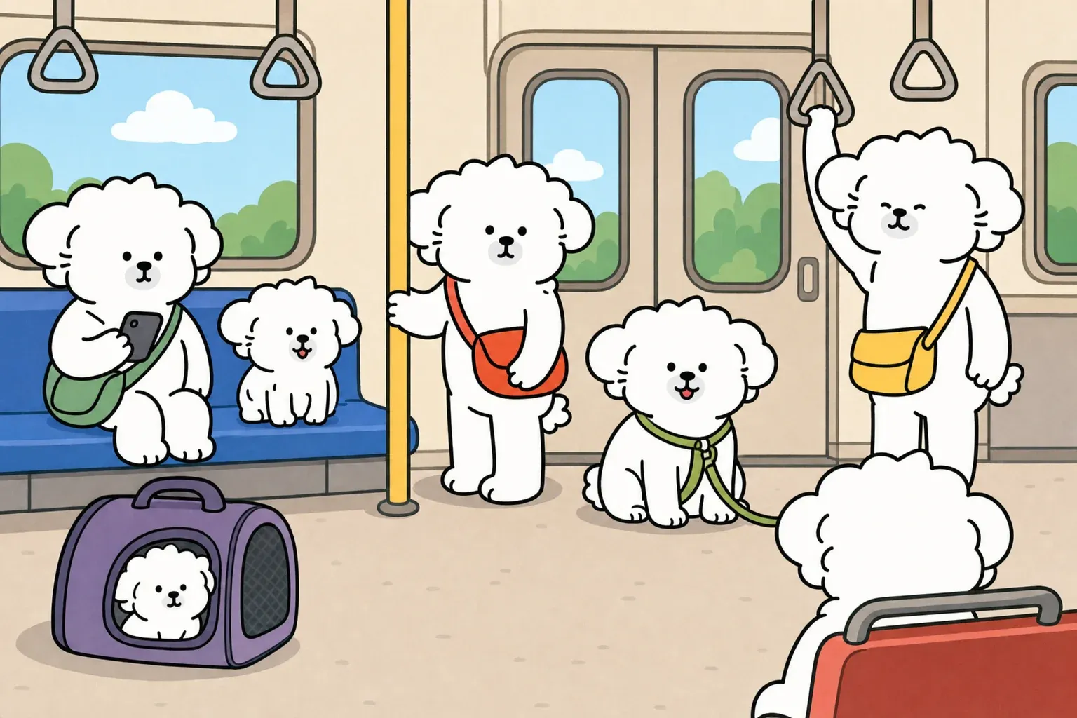 dog public transportation rules