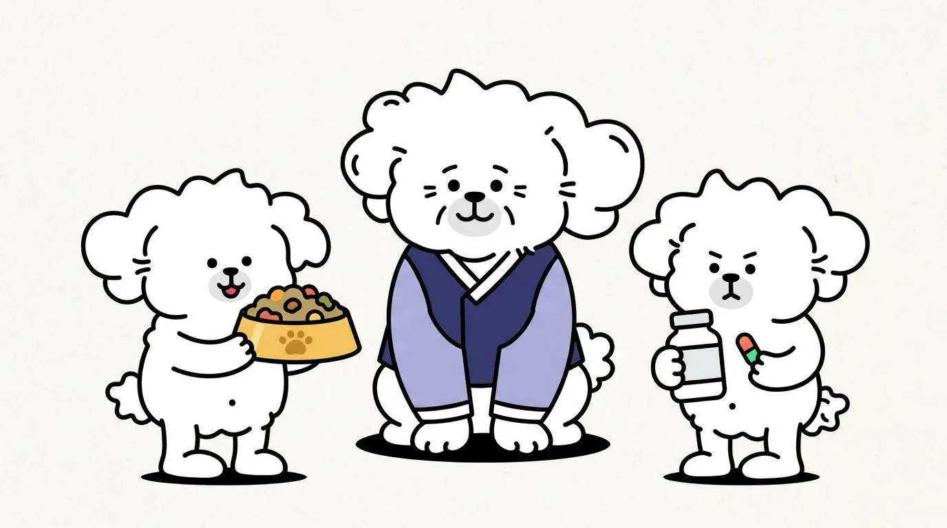 노견 영양 관리