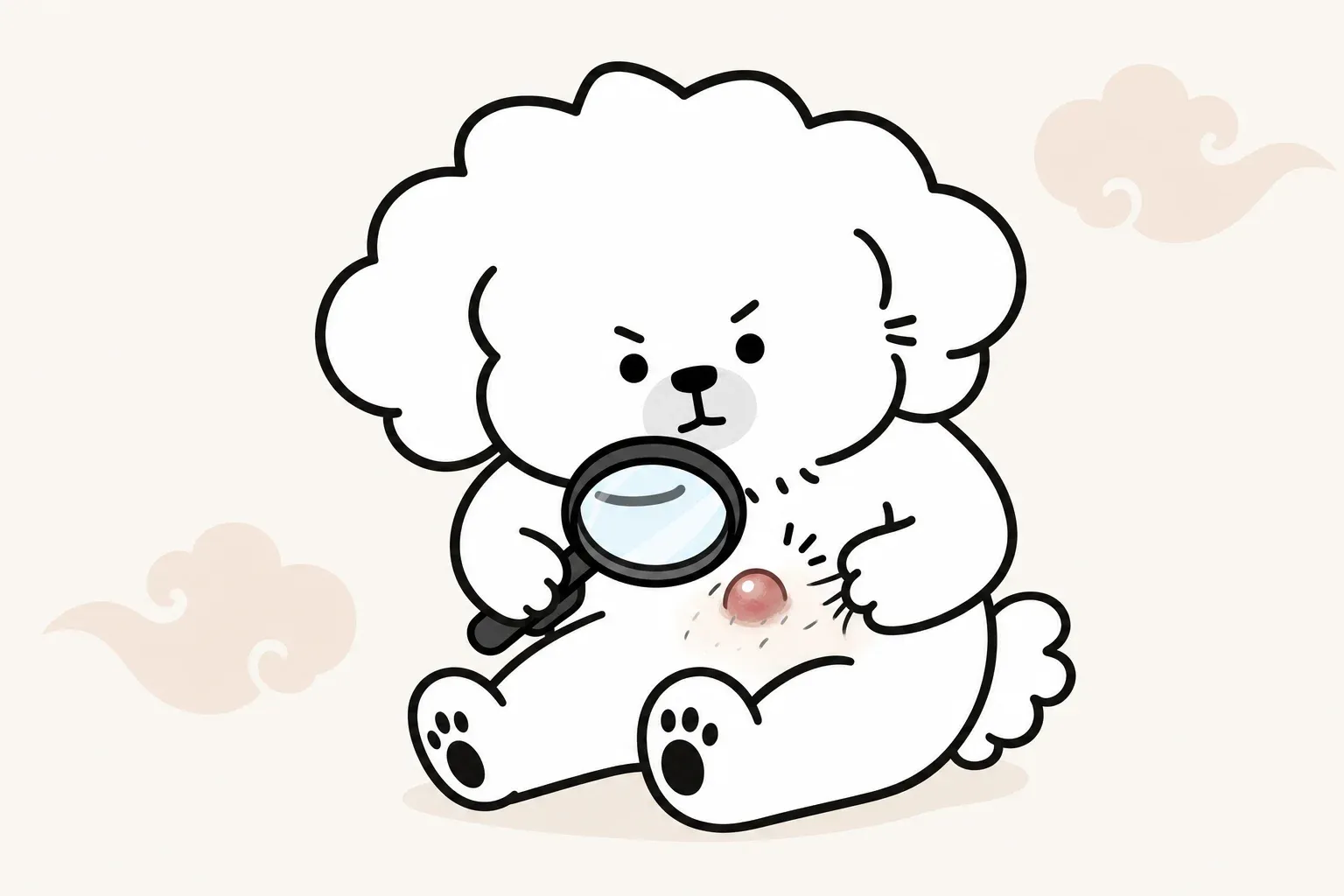 강아지 피부 혹
