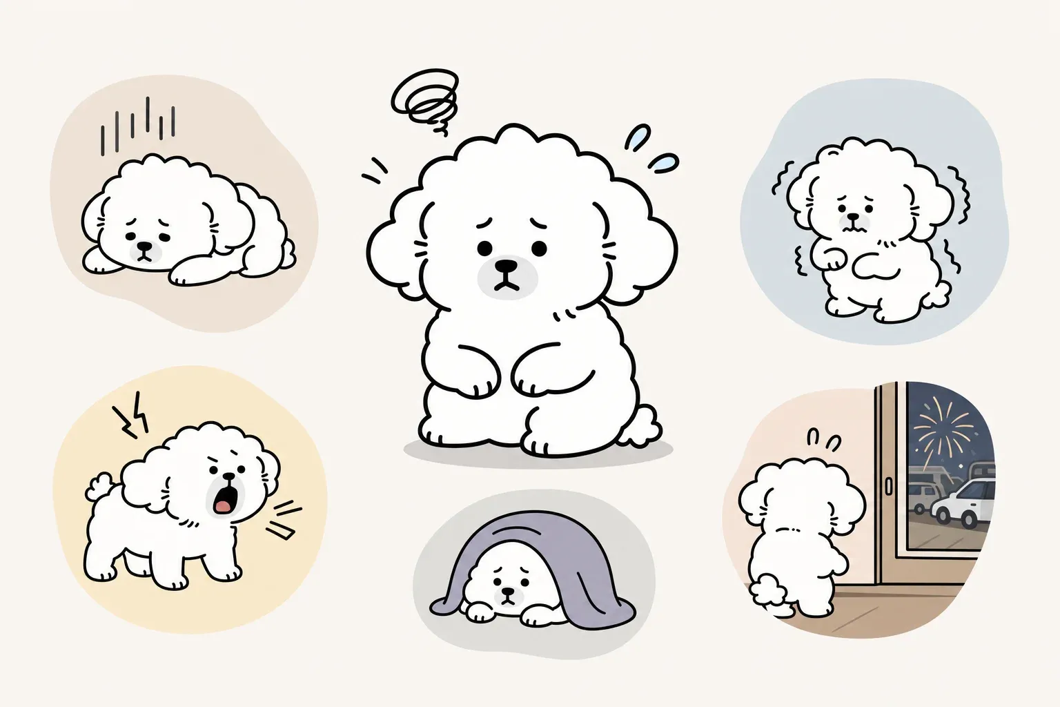 강아지 스트레스 증상