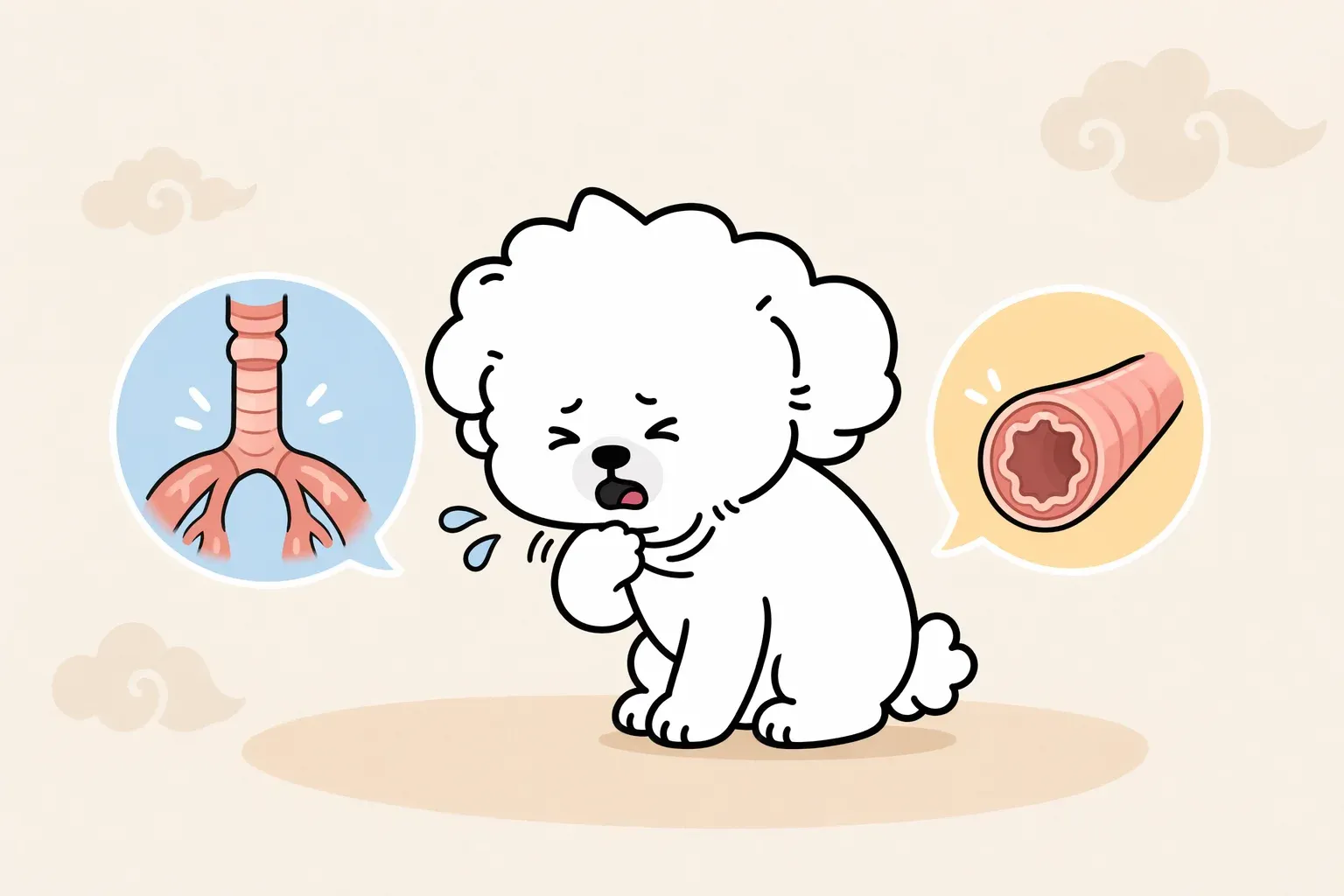 강아지 기관허탈