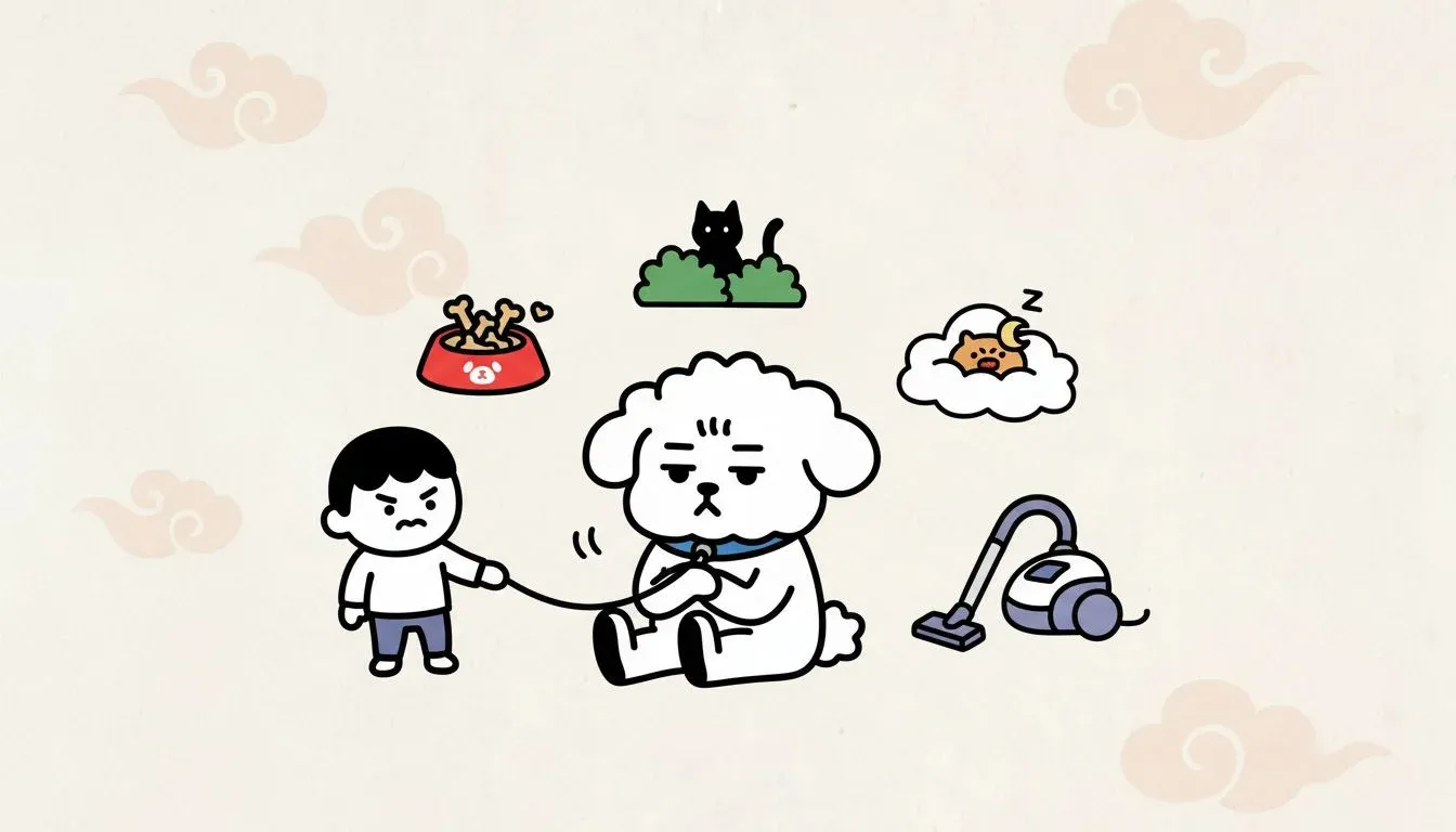 강아지 산책 거부 이유