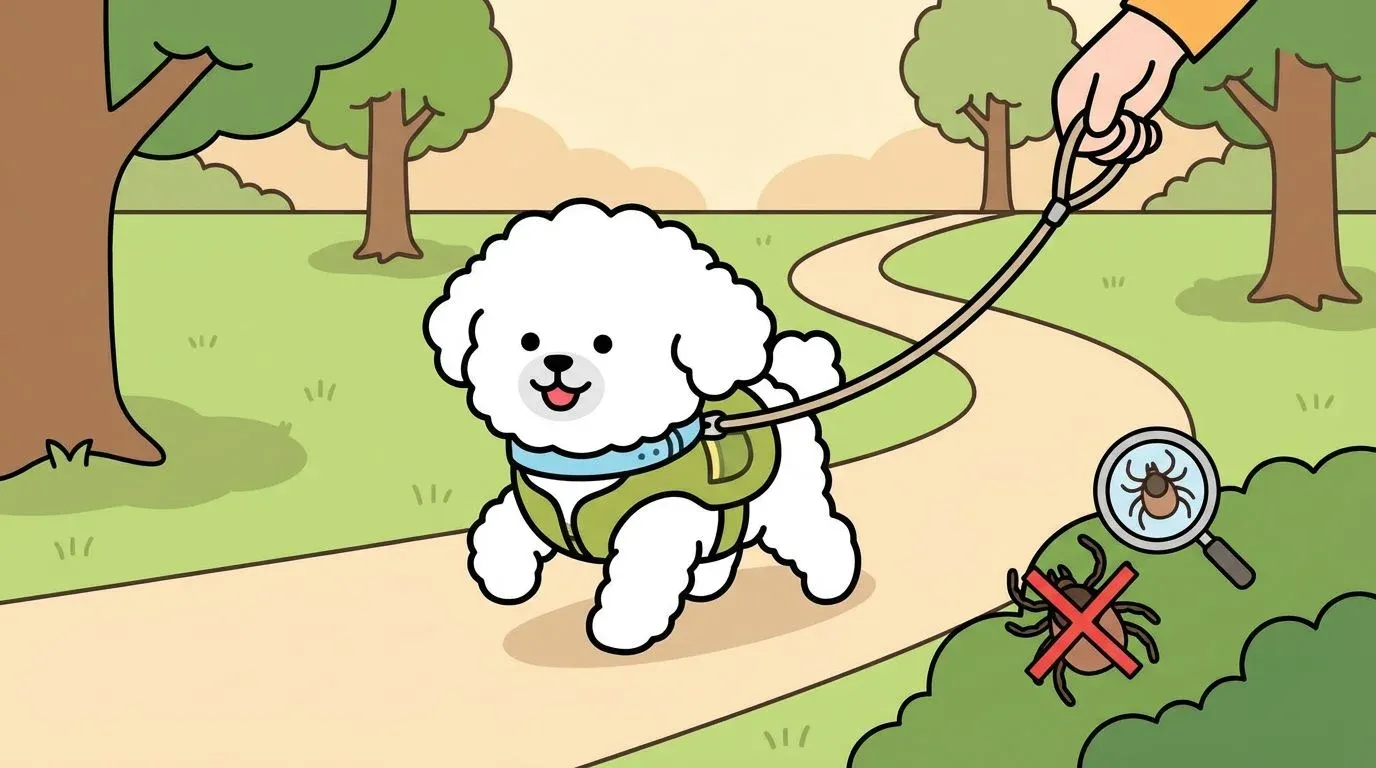 dog tick prevention on walks