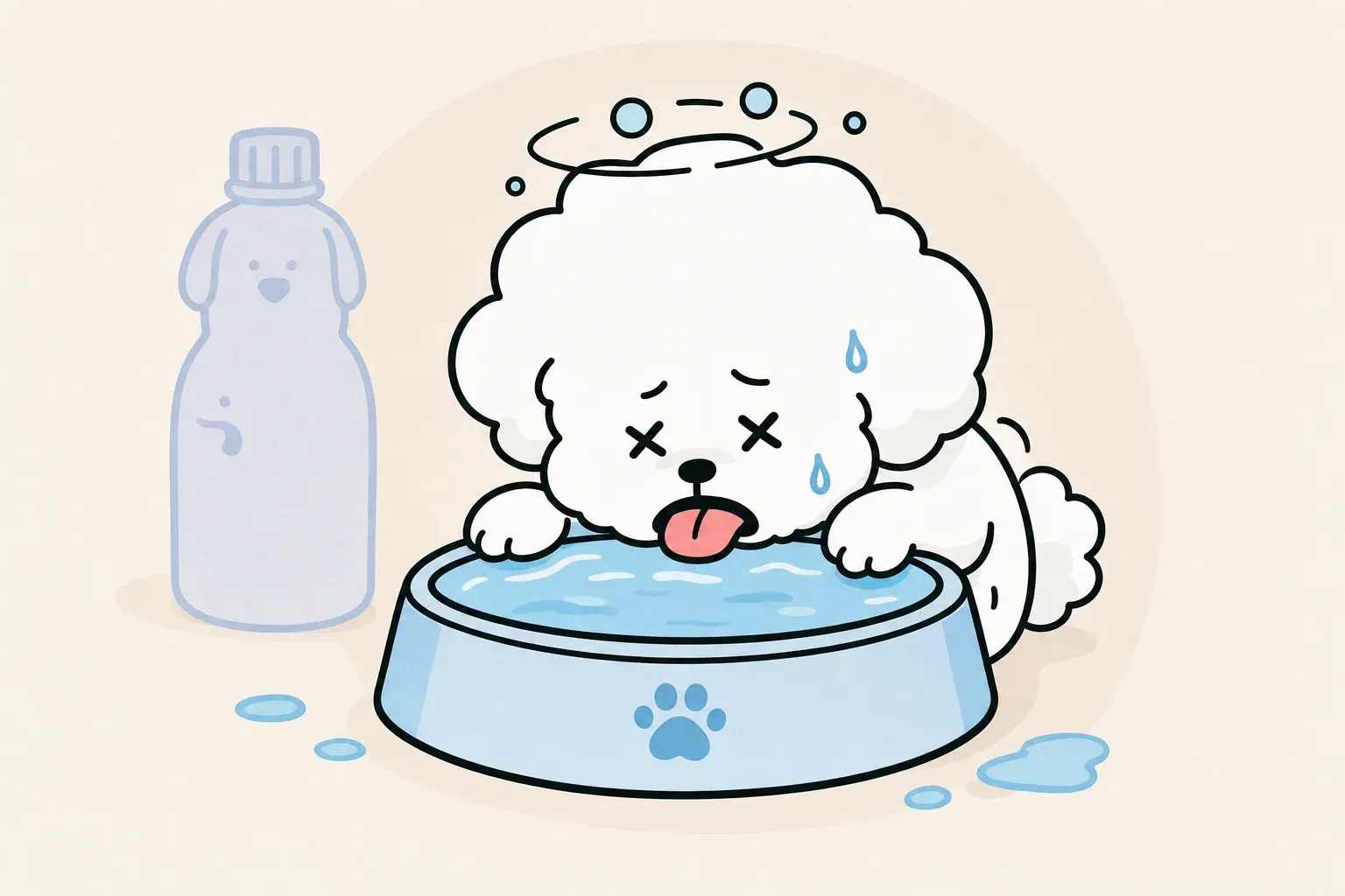 강아지 물중독