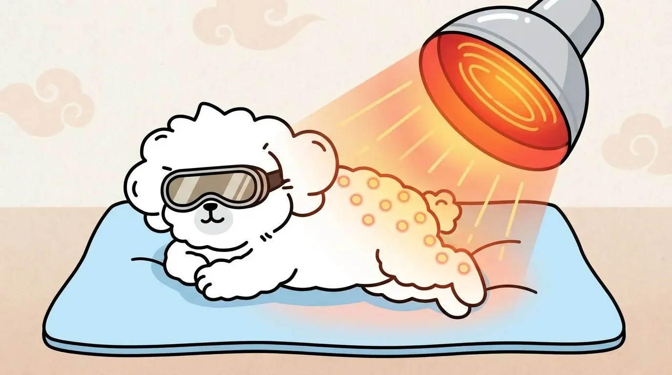 반려견 근적외선 치료